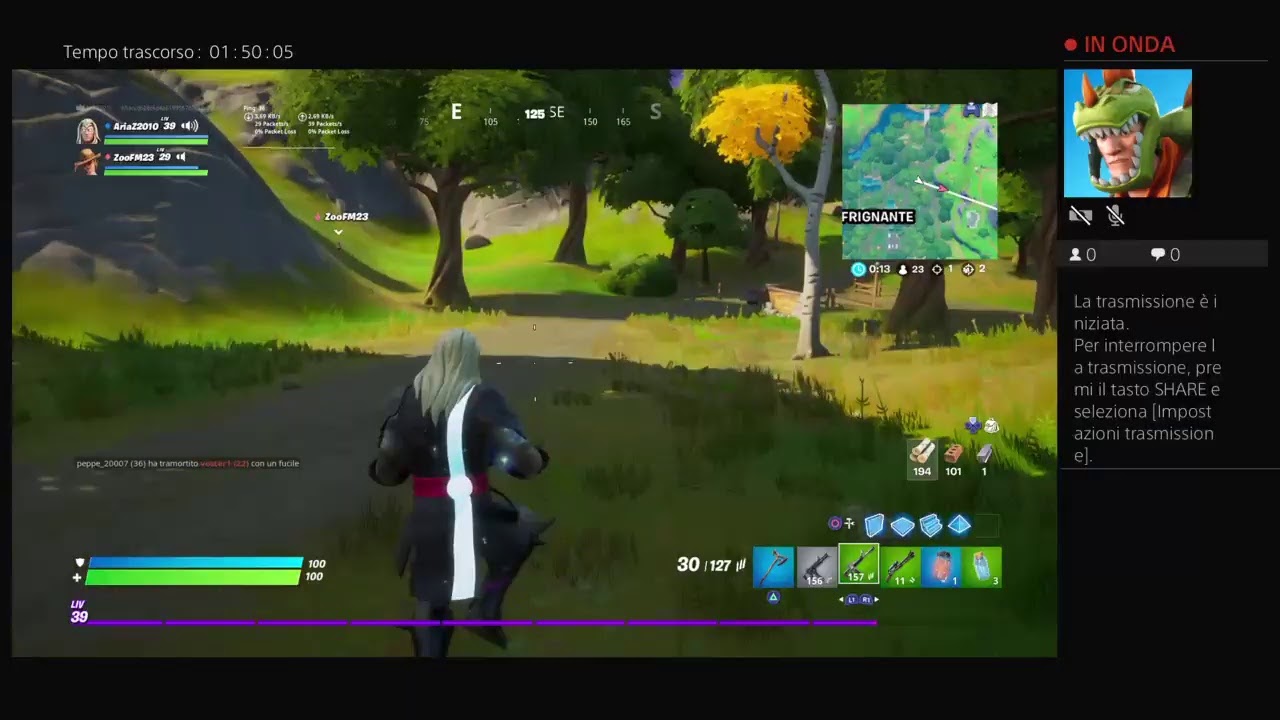 Trasmissione PS4 live di AriaZ2010