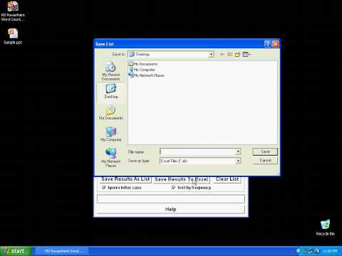 Sobolsoft com How To Use MS PowerPoint Word Count & Frequency Statistics Software