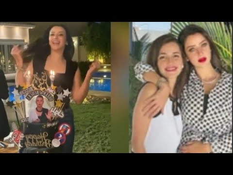 شاهد بالفيديو صوت وصوره حفلة عيد ميلاد الأعلامية رضوى الشربينى ال 40 بالتورتة السوداء