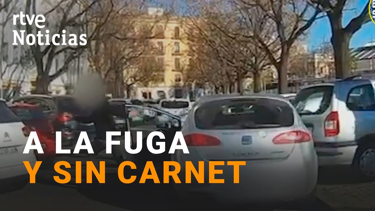 SEVILLA: DOS DETENIDOS en esta PELIGROSA PERSECUCIÓN POLICIAL de un COCHE ROBADO | RTVE