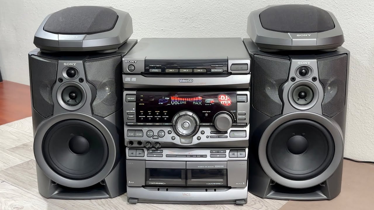 SONY MHC-V808 First test after Maintenance, Repair and