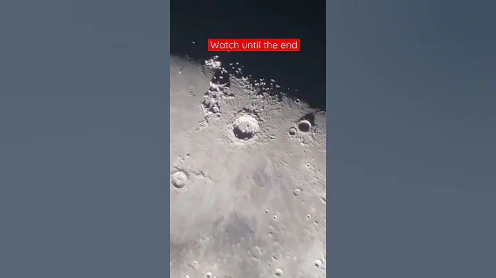 I zoomed in on one of moon’s craters 🔭#astronomy #shorts #science - DayDayNews