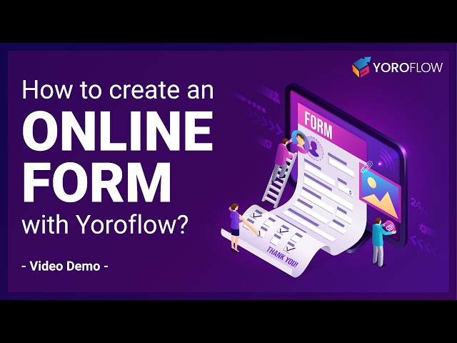 How to create an Online Form with Yoroflow? Video Demo