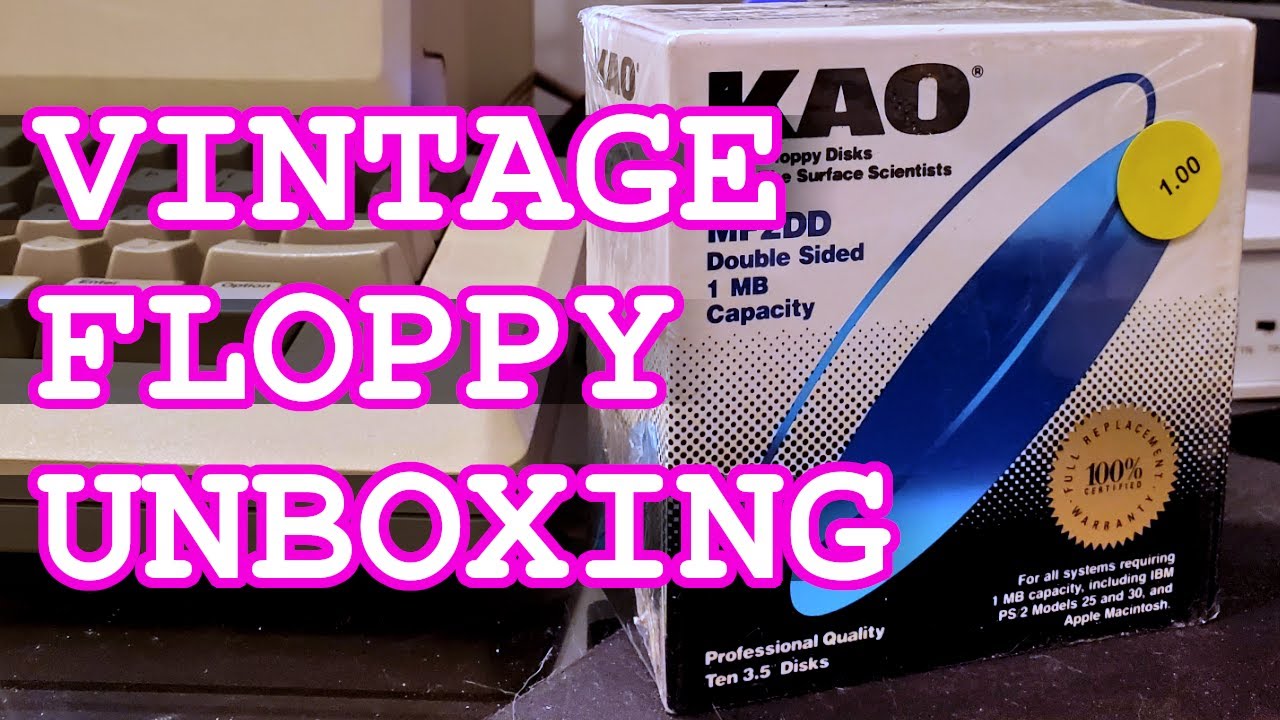 Opening a sealed box of vintage floppies! - YouTube Opening a sealed box of vintage floppies! - YouTube