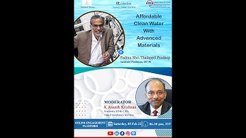 Padma Shri. Thalappil Pradeep  in conversation with Ananth Krishnan