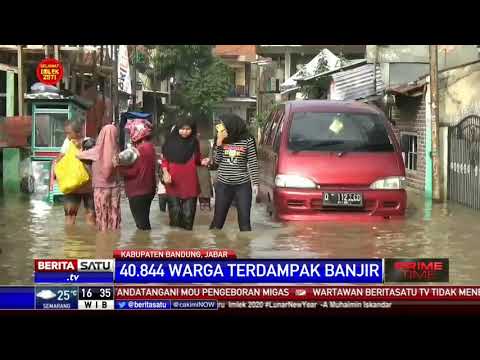 Banjir di Kabupaten Bandung Bikin 40 Ribu Warga Mengungsi