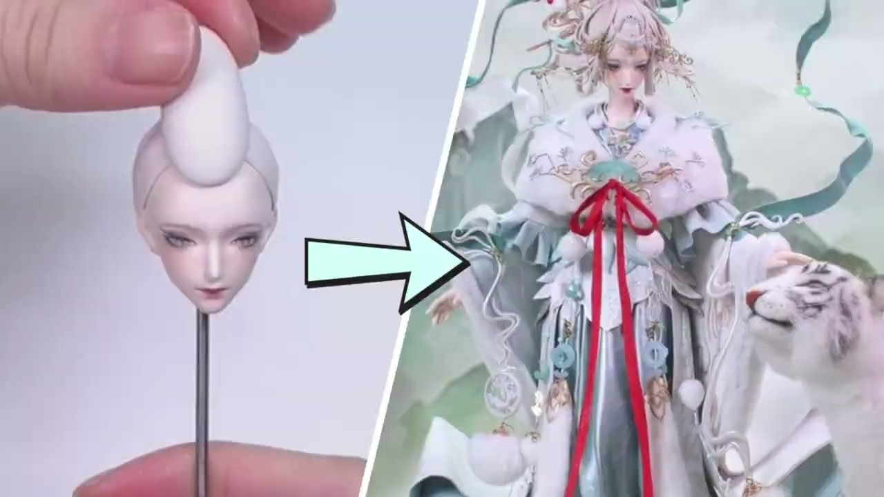 Creating Snowy World Traveler Costume in Clay | Life Makeover Fan Art! | HowClay