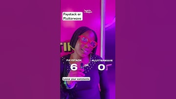 #paystack or #flutterwave #nigeria #tech #fintech #payments #startup