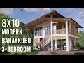 8.8M X 10M | Modern Bahay Kubo | 3-Bedroom