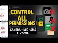Mobile Permissions Ko Kaise Control Karein 🔐 | Camera, Mic, SMS, Storage Access Band