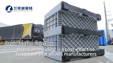 plastic foldable pallet box
