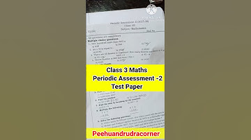 Class 3 First Unit Test Maths| Cbse Maths for Class 3#class3 #maths #shorts  #testpapers