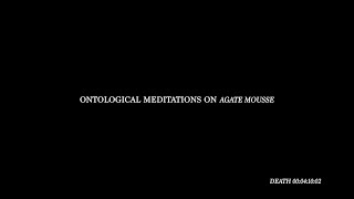 IFFR 2021- Selim Mourad's "Agate Mousse": Ontological Meditations