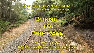 Drivers view Tasmania, Burnie to Primrose, Tas, Mar 2026