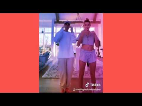 Justin Bieber Hailey Bieber Baldwin Tik Tok Dance Video Compilation