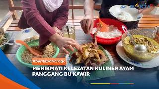 PONOROGO - Savoring the Delicious Flavors of Bu Kawir's Roast Chicken
