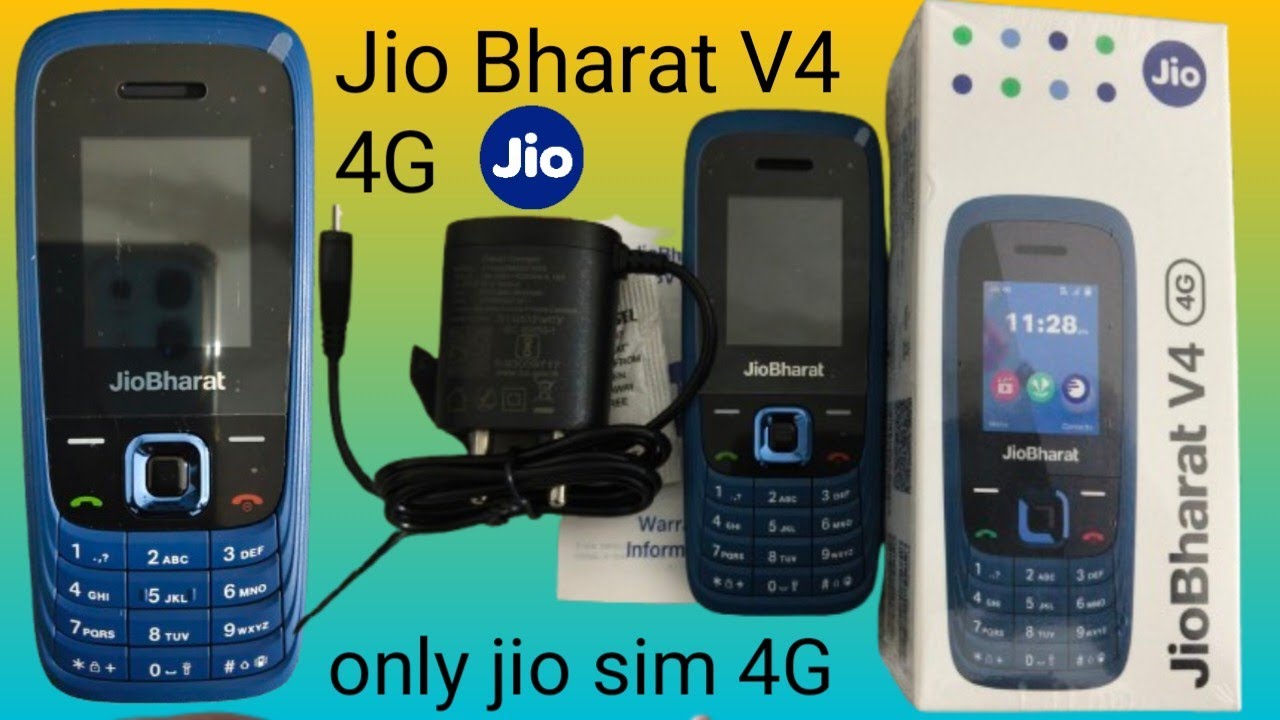 Jio Bharat V4 4G | India’s Cheapest 4G Keypad Phone 🔥 Full Review & Features