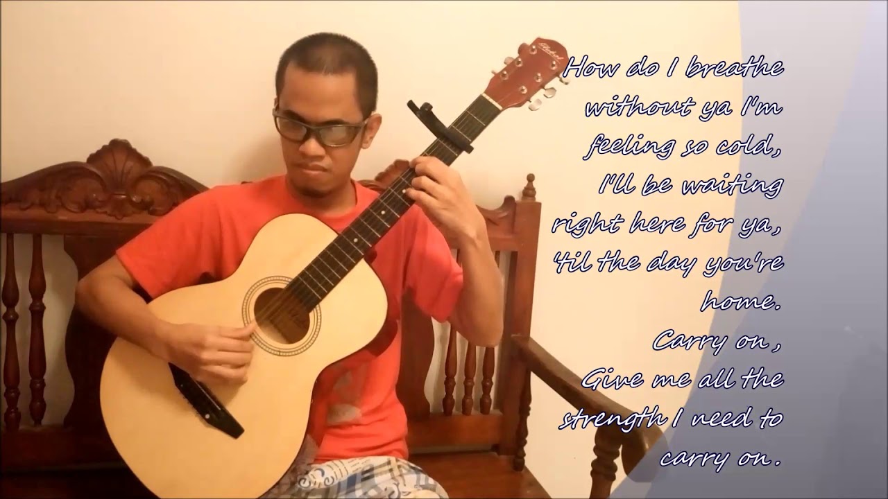 See You Again  -  Charlie Puth (cover) Fingerstyle with LYRICS by Ryan Agoot