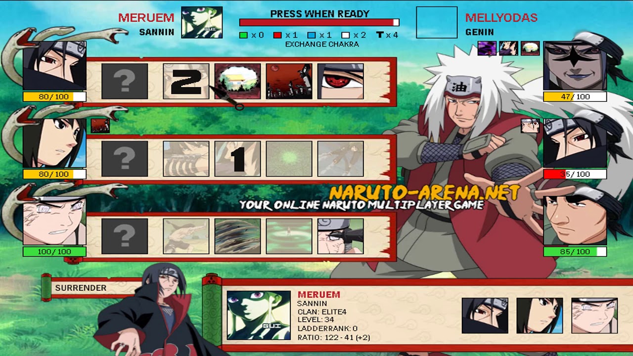 Naruto Arena: Leveling to Akatsuki 2019