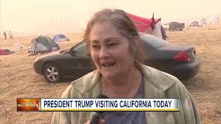 President Trump visiting California