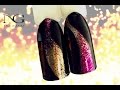 Праздничный экспресс маникюр с блестками / Festive express manicure with glitter