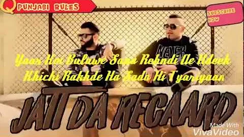 Jatt da recaard WhatsApp status | Benny Dhaliwal | Punjabi rules