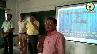 FDP PROGRAMME ON 3D PRINTING