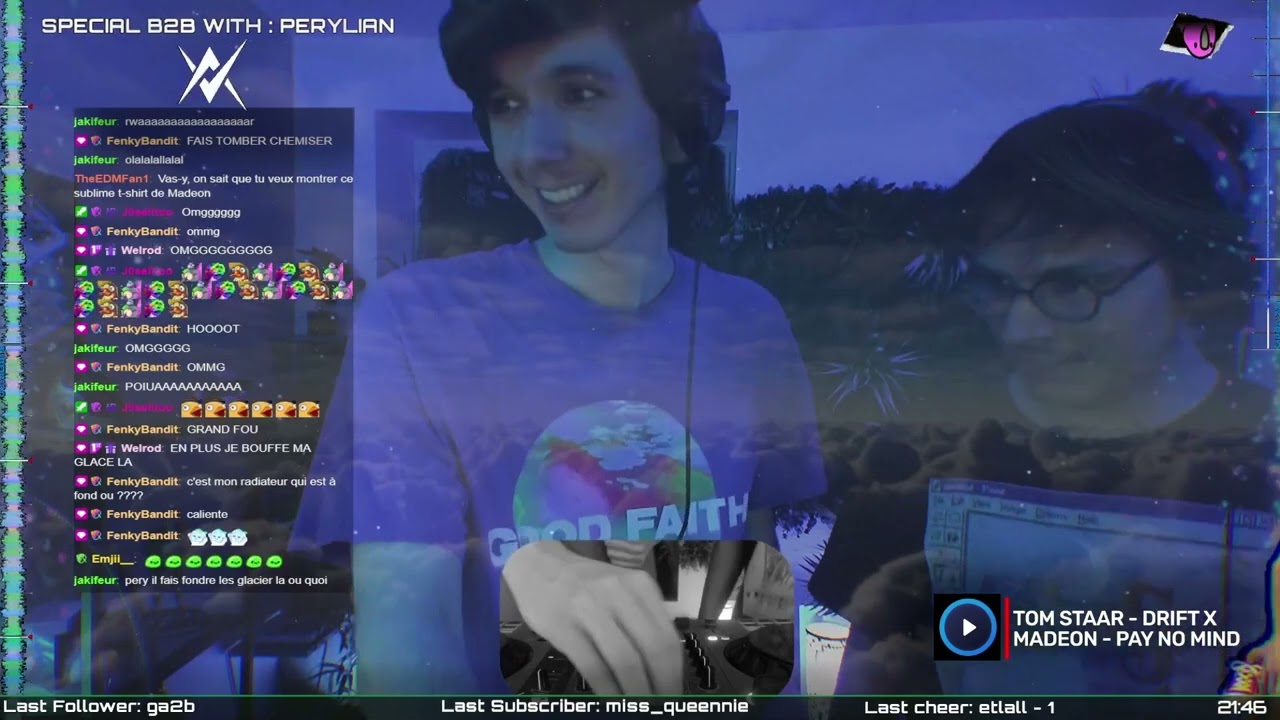 Perylian B2B White Monster (Live Set on Twitch) - Clip n°4 (Drift x Pay No Mind) (14/04/2024)