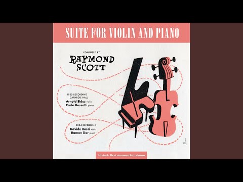 Suite for Violin and Piano, 2nd Movement: Andantino (2004 Recording) bekijken op YouTube Suite for Violin and Piano, 2nd Movement: Andantino (2004 Recording) bekijken op YouTube