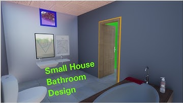 Simple House Bathroom Design in 3D. | 2022 | Twinmotion.