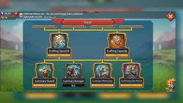 Lords Mobile - Unlocking T5 Infantry Troops (Luminary Guard) Using Technolobes