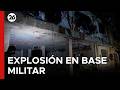🇨🇴 ATAQUE CON EXPLOSIVOS | Daños en una unidad militar del suroeste de Colombia sin heridos