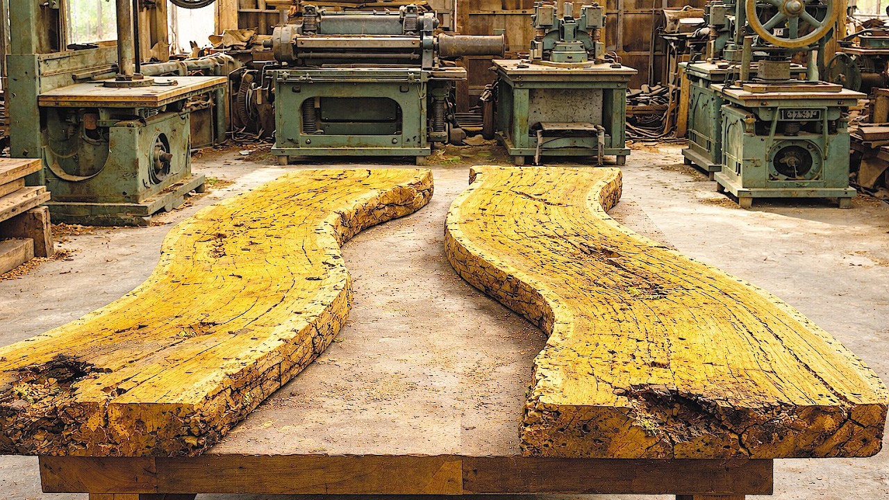 From Raw Wood to Unique Masterpieces  Crafted by a Skilled Young Carpenter