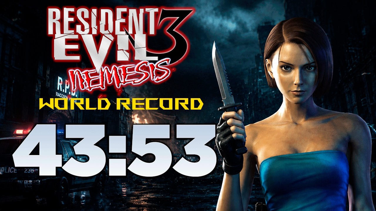 レア　Resident Evil 3 Nemesis カレンダー 2001年版 World Record] Resident Evil 3:Nemesis speedrun Knife Only 43:53