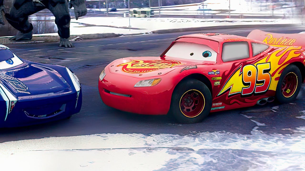 Lightning McQueen in Real Life Disney pixar Cars Drift STORM Go IT