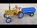 How to Make Matchbox Water Tank Tractor 🚜 Trolley - DIY Tractor Science Project