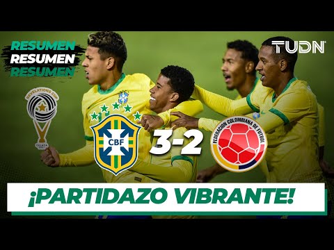 Resumen y goles | Brasil 3-2 Colombia | Revelations Cup 2021 | TUDN