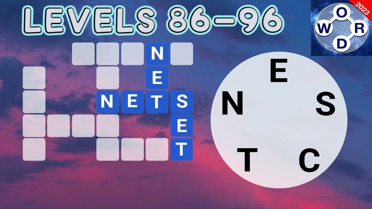 Word Universe Levels 86 - 96 Answers