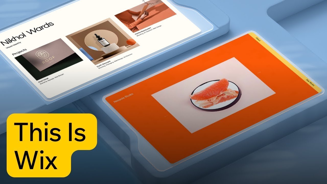 This is Wix - Let your imagination run free and build a website as complex as you want.