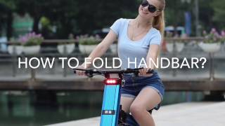 How to fold ONEBOT T8 E Bike