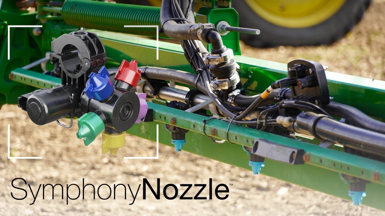 SymphonyNozzle — Independent Control of Rate and Pressure — Precision Planting
