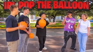 IRL POP THE Balloon CHALLENGE 🎈