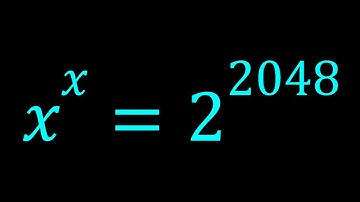 Solving x^x=2^2048