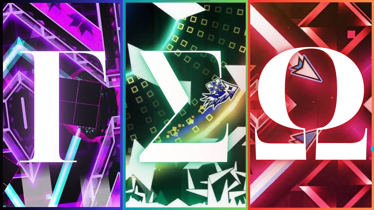 Greek Letter Series: Gamma, Sigma, Omega in Geometry Dash | rêm thích chơi game