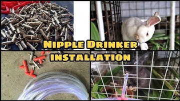 Easy Way installation of Nipple Drinker For Rabbit