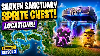 Shaken Sanctuary Sprite Chest Locations & Secret Vaults in Fortnite Season 3