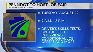 PennDOT looking to fill open position at Elk County job fair