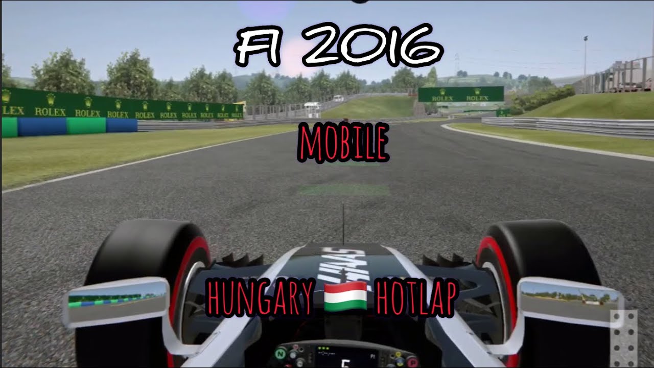 F1 2016 mobile Hungary hotlap
