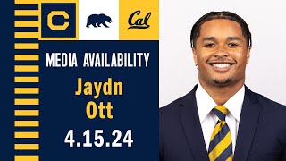Cal Football: Spring Football Jaydn Ott Media Availability (4.15.24)