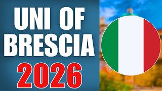 Applying to University of Brescia | Application Tutorial